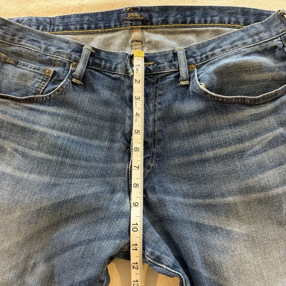 Polo Ralph Lauren Jeans Mens 36x30 Blue The Sullivan Slim Tapered Stretch